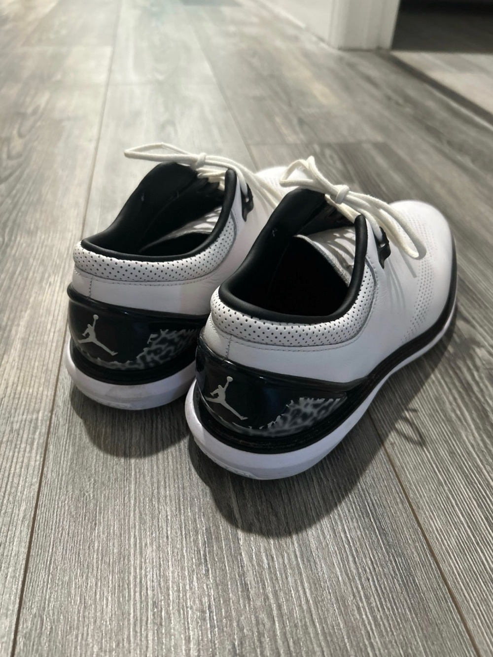 Nike Air Jordan ADG 4 'White Black' Golf shoes size 9